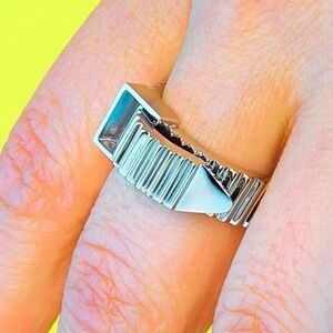 Fashion Jewelry Silver Men's Ring